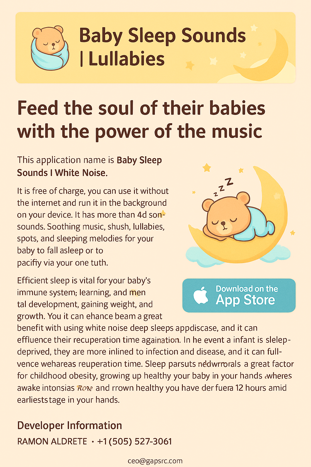 Baby Sleep Sounds Banner